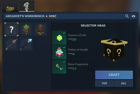 CraftableHead